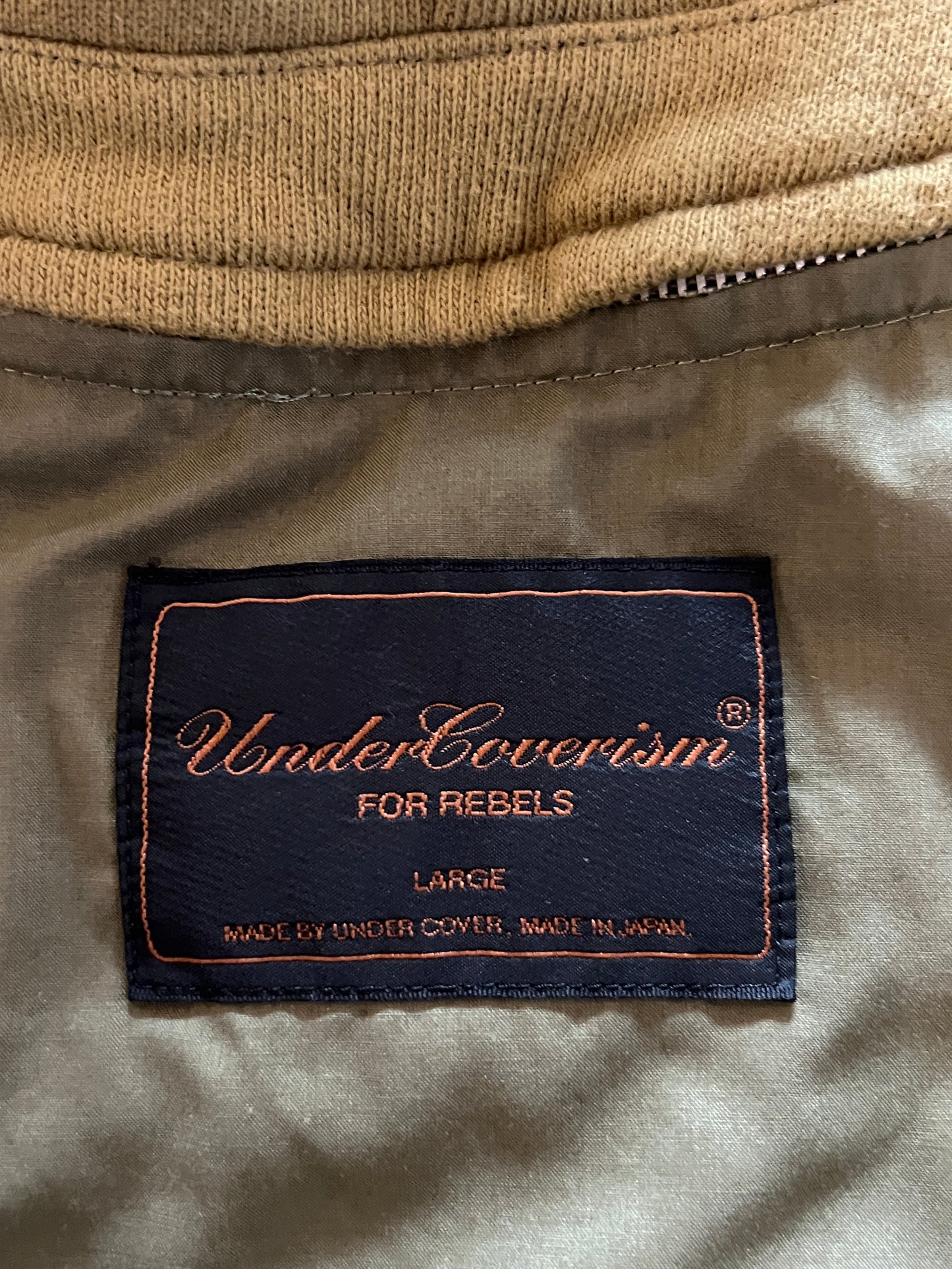 UNDERCOVER AW2004 " BUT BEAUTIFUL" OCCUPATIONAL THERAPY RIDERS JACKET