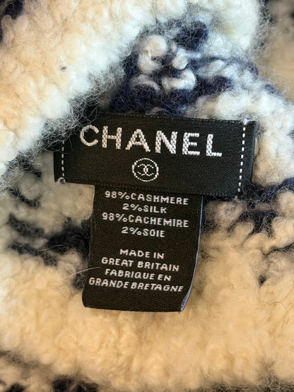 CHANEL CC SILK CASHMERE BEANIE