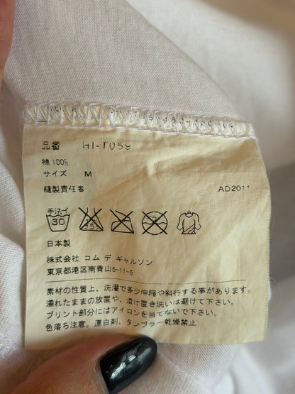 COMME DES GARÇONS HOMME SPLIT LOGO TEE