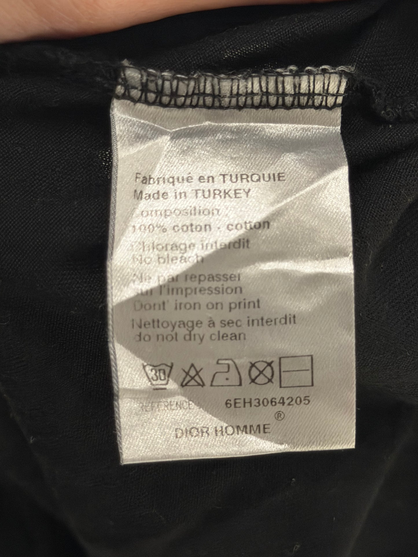 DIOR HOMME SS2006  "U CAN LIVE TILL 100 & 10" TEE