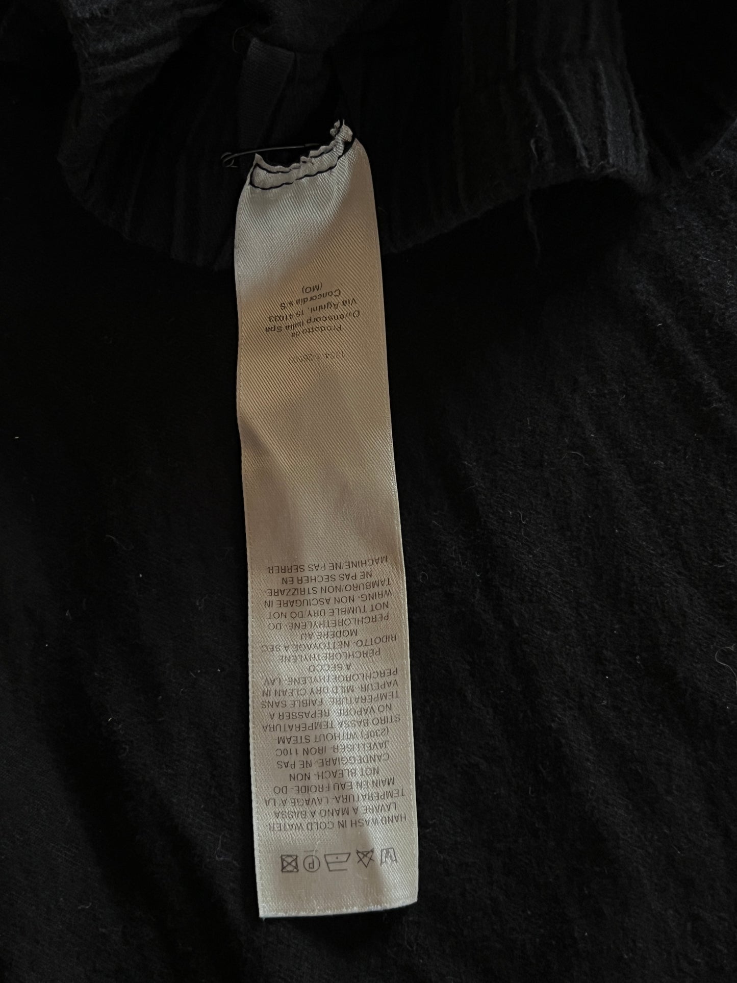 RICK OWENS FW2024 "PORTERVILLE" COTTON FLEECE GETH BELA