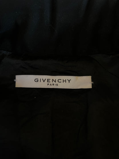 GIVENCHY FW2017 STAR SATIN TRIMMED LEATHER BOMBER