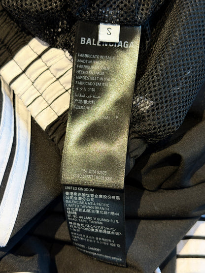 BALENCIAGA LOGO STRIPED TRACK SUIT PANTS