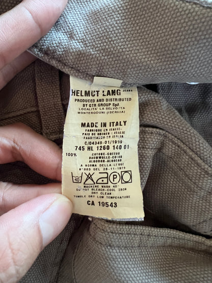 HELMUT LANG SS1999 SAGE DOUBLE KNEE WORK PANTS
