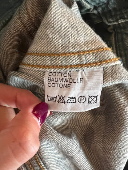 DIOR HOMME SS2004 STRIP DENIM JACKET