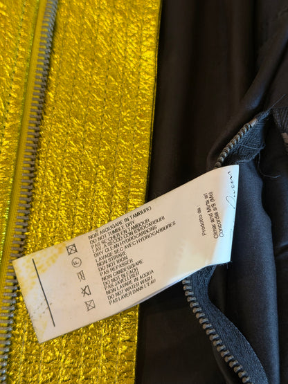 RICK OWENS SS2009 STRUTTER TRI COLOUR BIKER JACKET