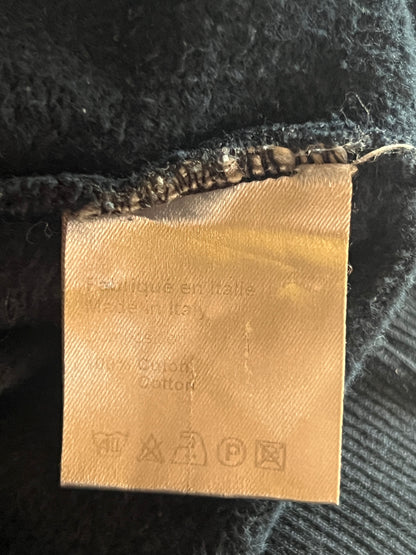 DIOR HOMME FW2008 NAVY SNAP BUTTON HOODIE