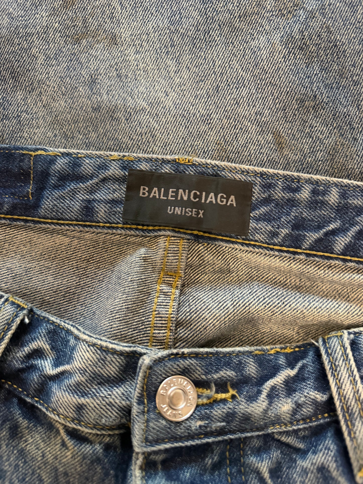 BALENCIAGA SS2022 MUD SHOW SKATER JEANS