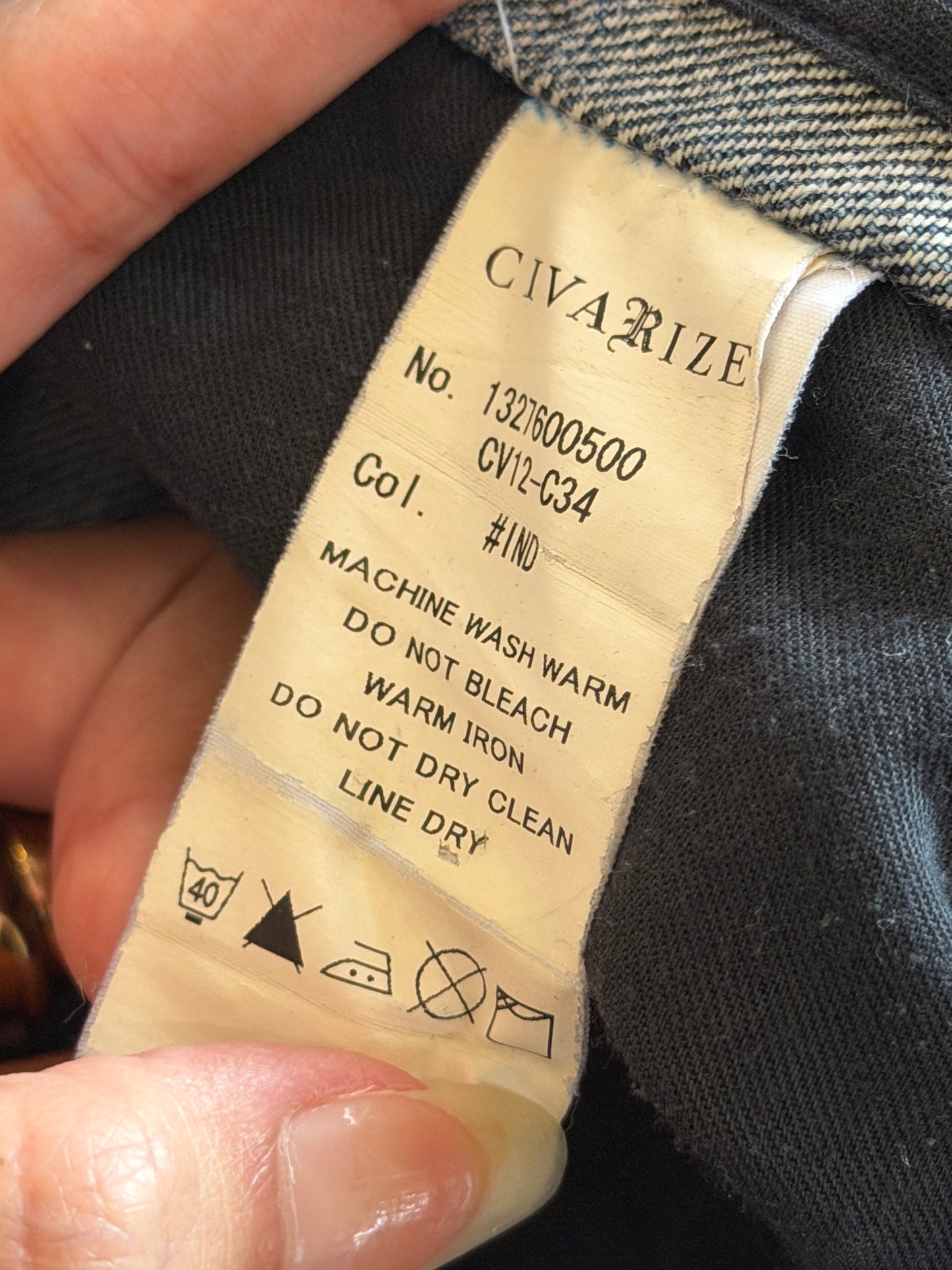 CIVARIZE FLARED FADED DENIM