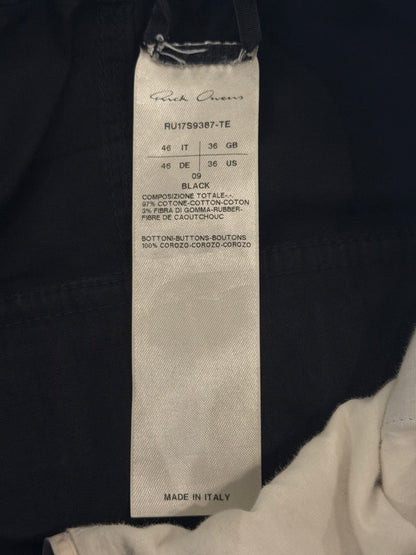 RICK OWENS SS2017 "WALRUS" CARGO POD SHORTS