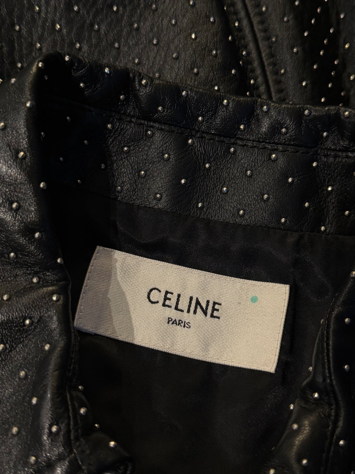 1/1 CELINE SS2022 CRYSTAL EMBELISHED BOMBER
