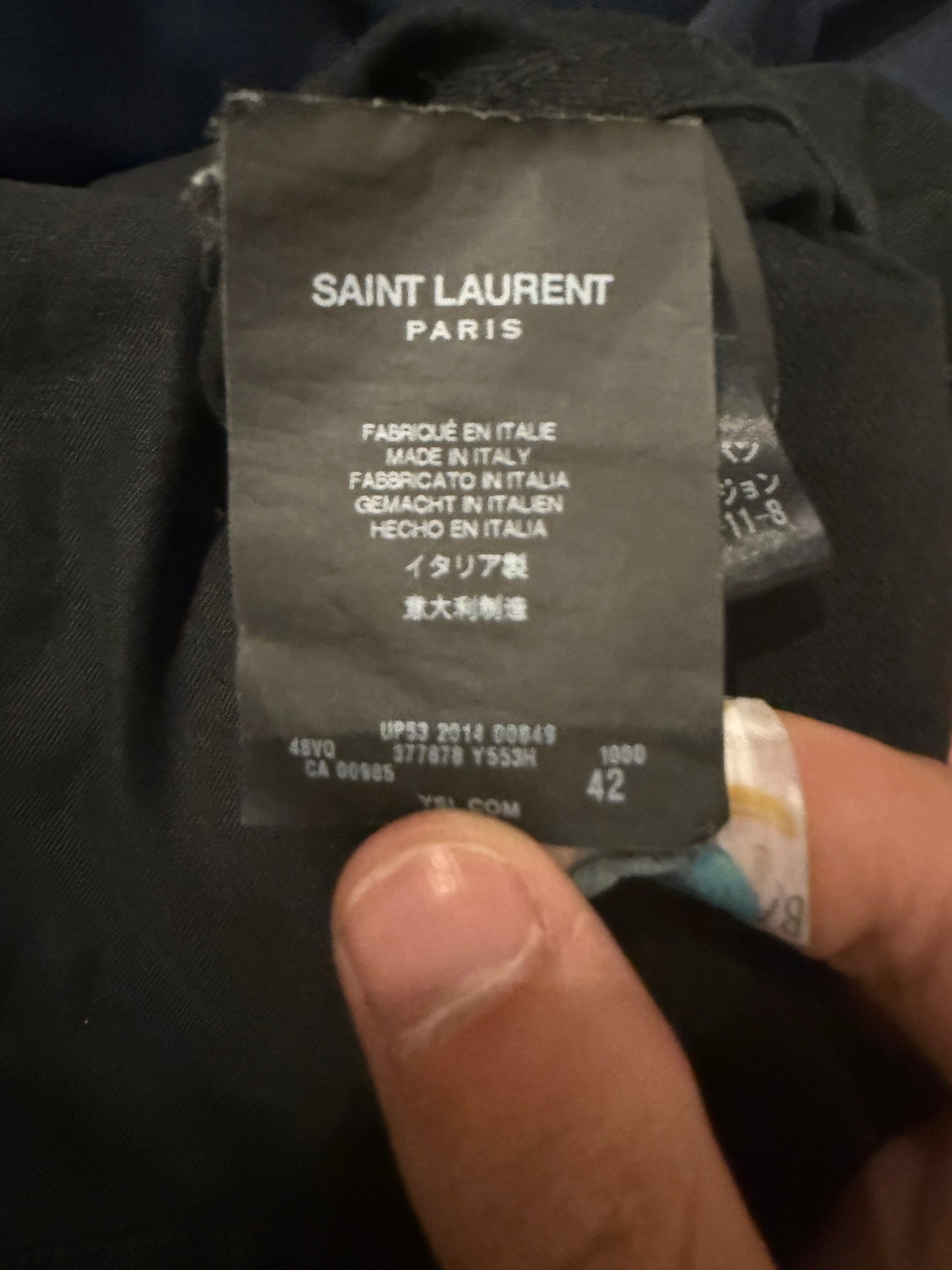 SAINT LAURENT AW2014 M65 MILITARY CARGO JACKET