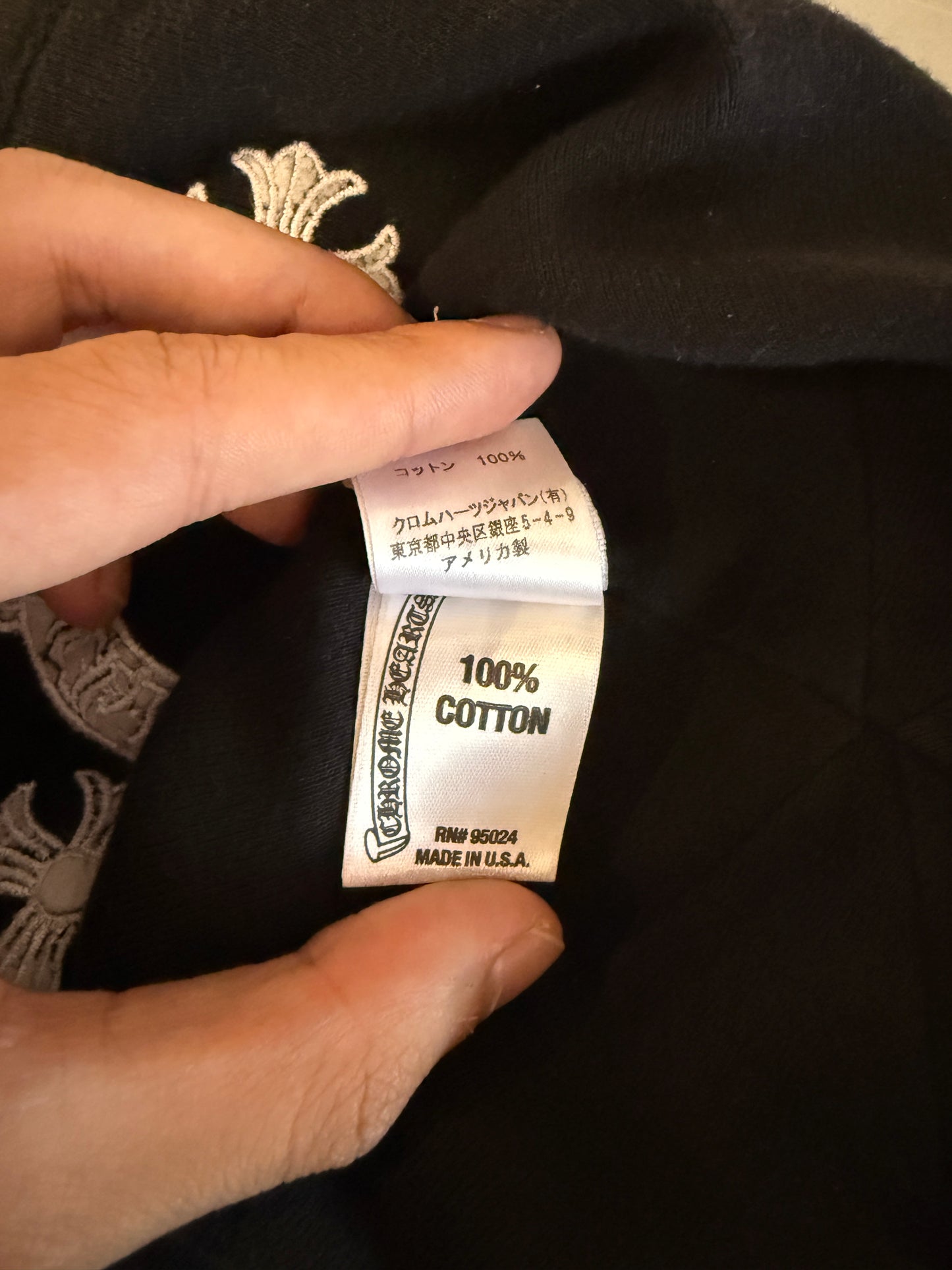 CHROME HEARTS HORSESHOE EMBROIDERED THERMAL BEANIE