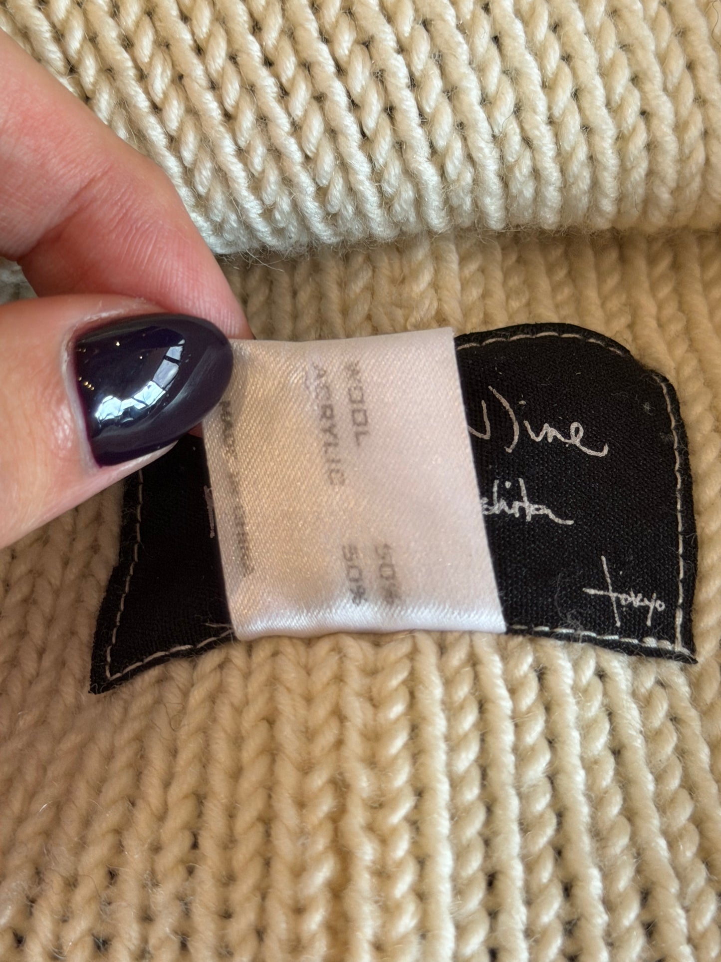NUMBER (N)INE AW2003 BALLOON WOOL BEANIE