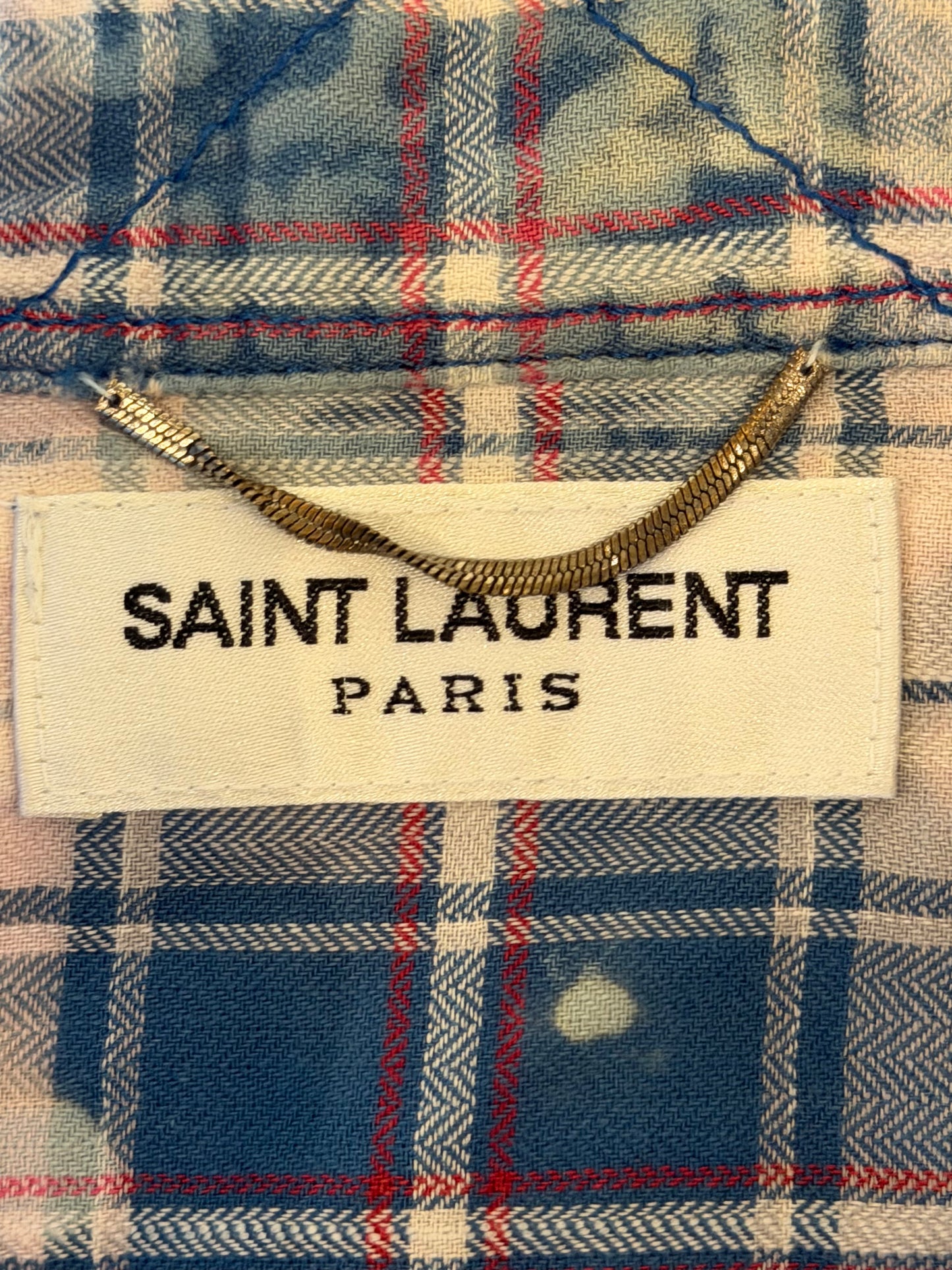 SAINT LAURENT SS2016  SURF SOUNDS FLANNEL