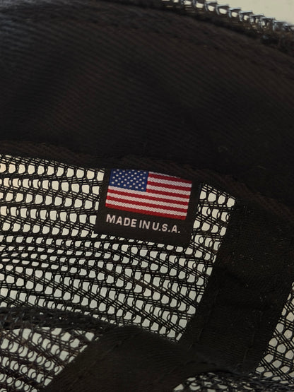 SAINT LAURENT SS2016 LEOPARD PRINT GAME OVER TRUCKER HAT