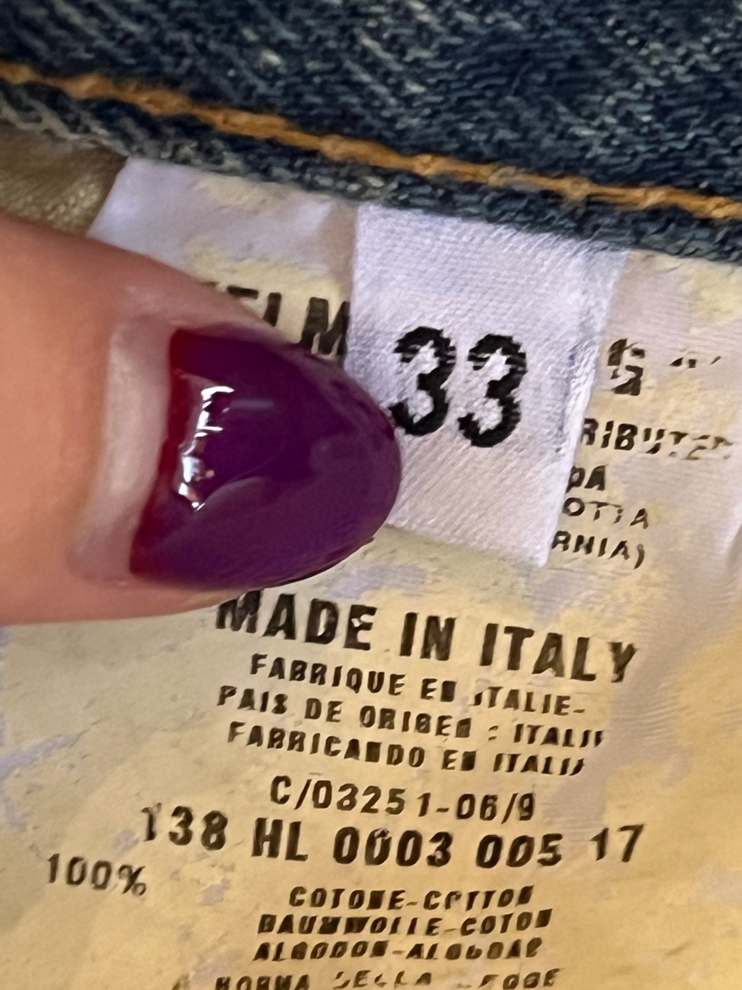 HELMUT LANG AW1999 PAINTER JEANS