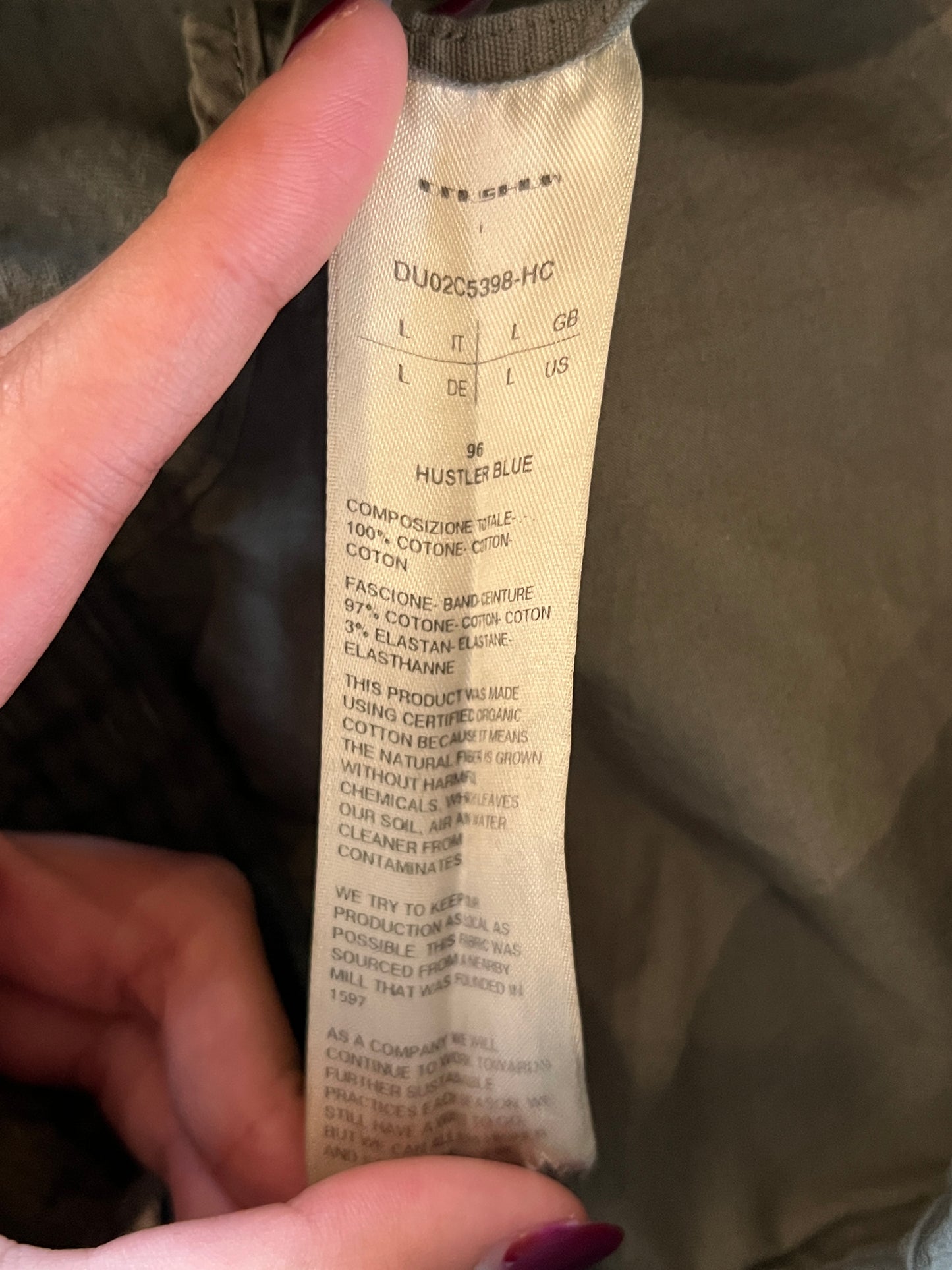 RICK OWENS DRKSHDW FW2023 HEAVY CORDUROY CARGO BELLAS