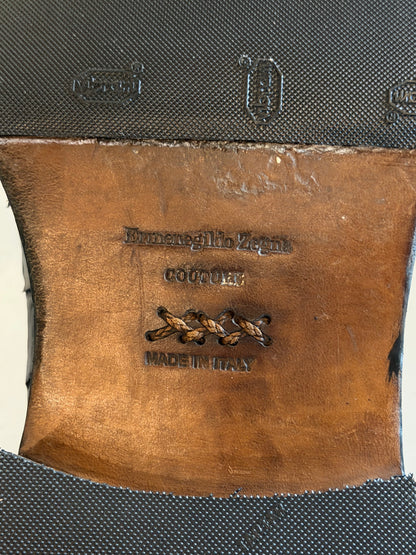 ERMENEGILDO ZEGNA COUTURE CROCODILE LEATHER BOOTS
