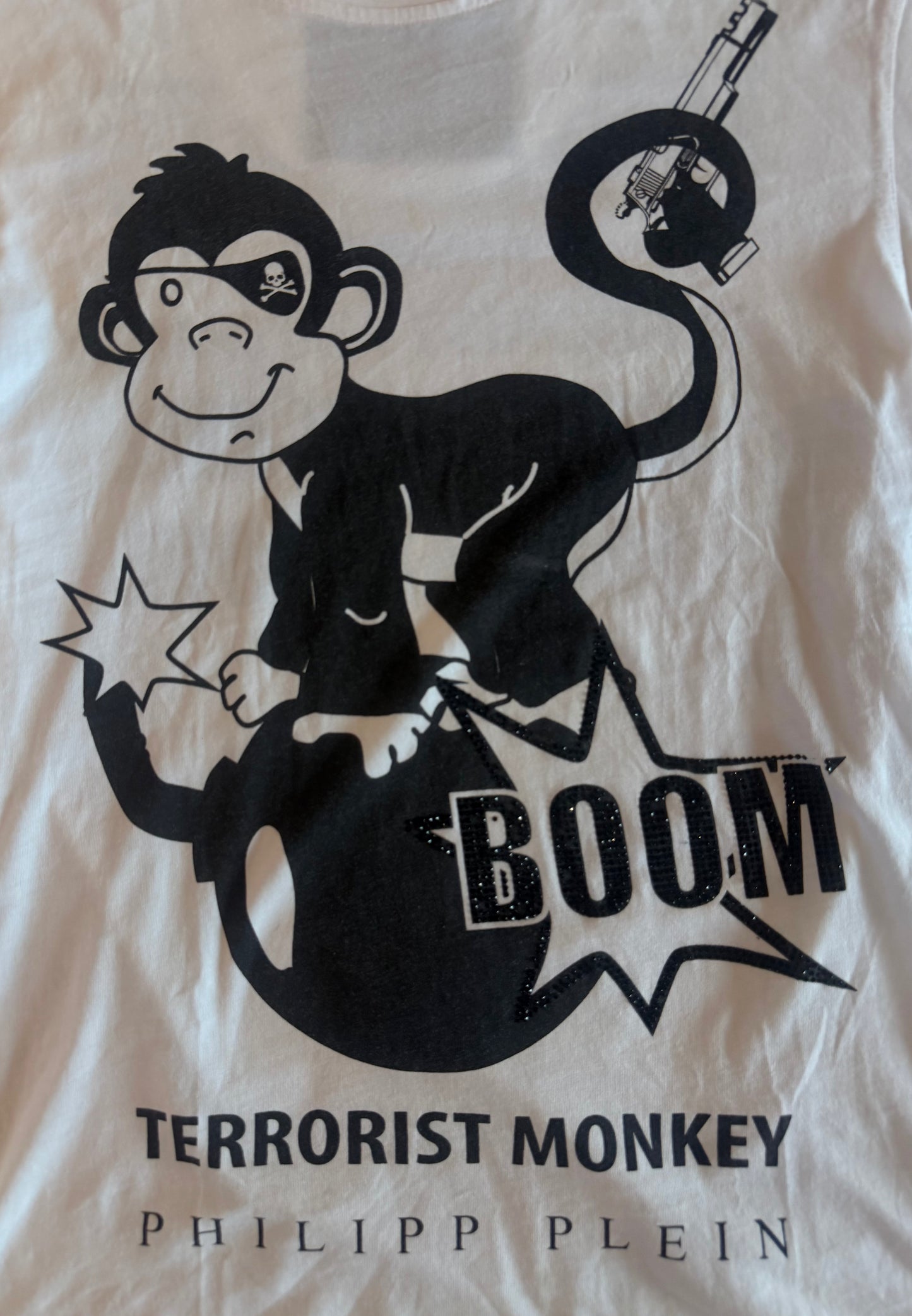 PHILLIP PLEIN TERRORIST MONKEY TEE