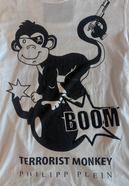 PHILLIP PLEIN TERRORIST MONKEY TEE