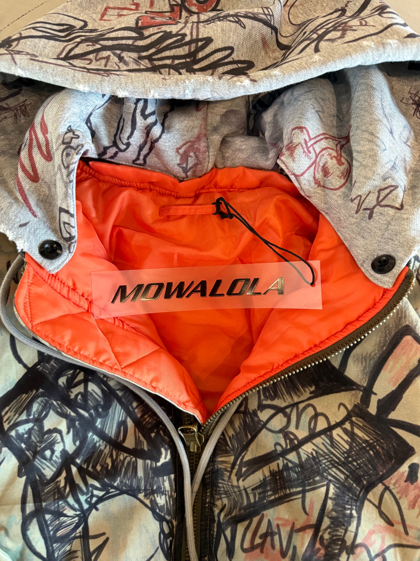 MOWALOLA GRAFFITI REVERSIBLE BOMBER M