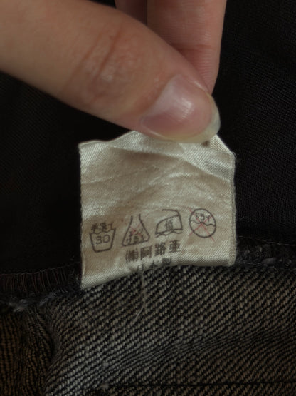 YASUYUKI ISHII FLARED CLAWMARK DENIM
