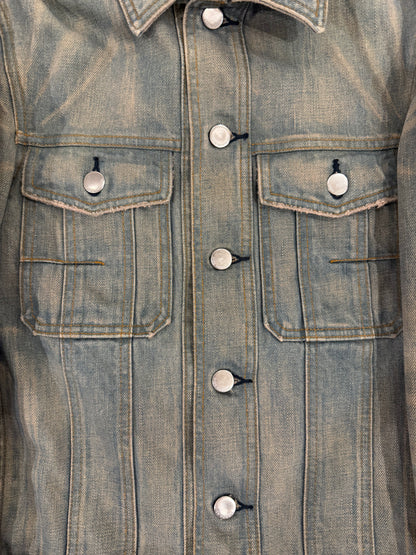 DIOR HOMME SS2004 "STRIP" BLEU CLAIRE DENIM JACKET