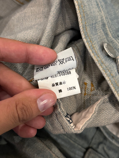 DIOR HOMME SS2004 "STRIP" BLEU CLAIRE DENIM JACKET