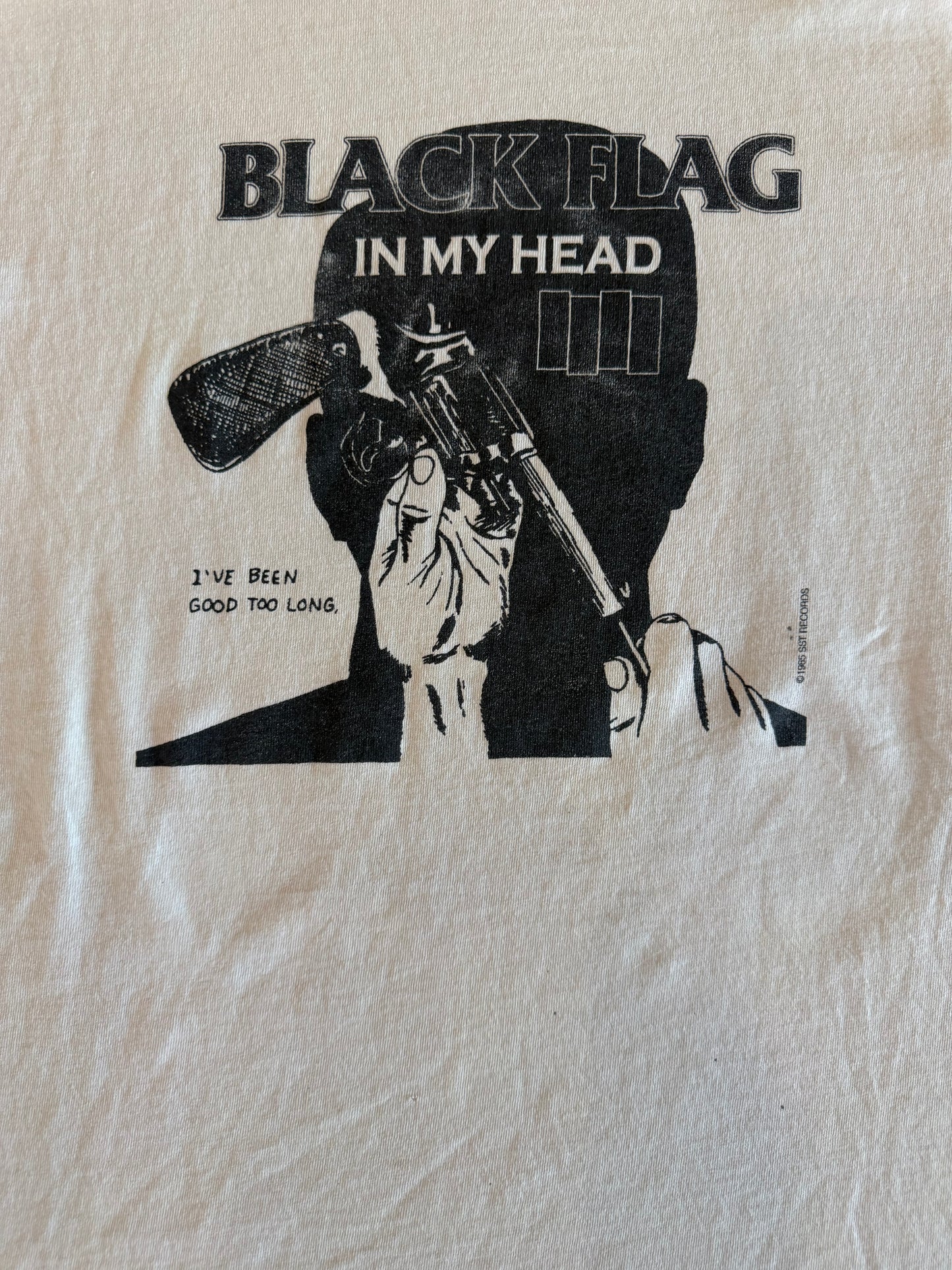 VINTAGE BLACK HEAD IN MY HEAD TEE