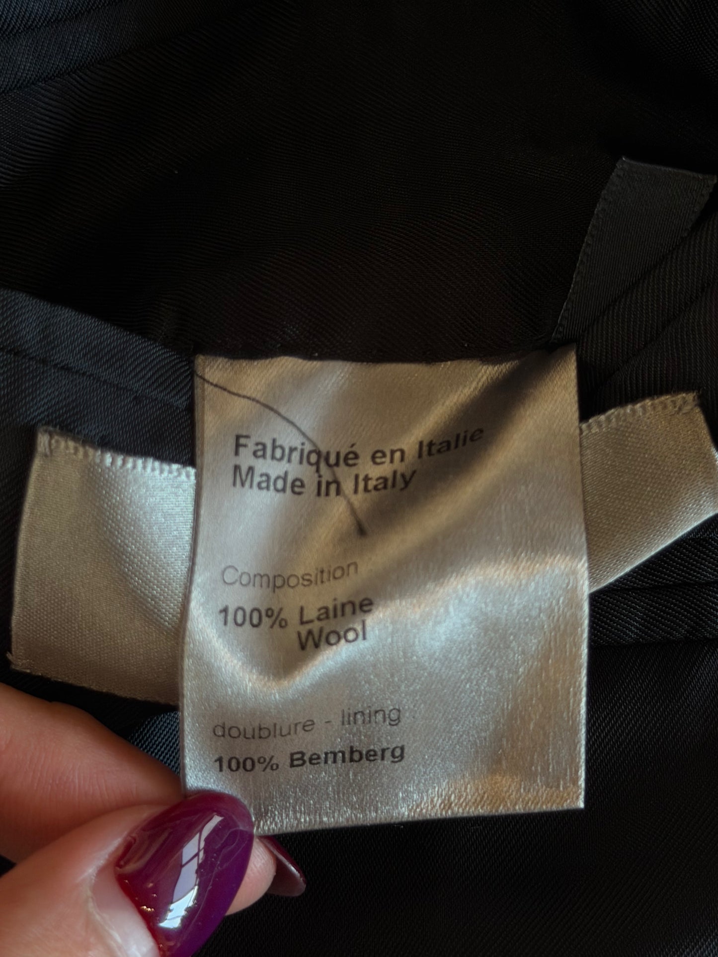 DIOR HOMME AW2007 "NAVIGATE" WOOL BLAZER