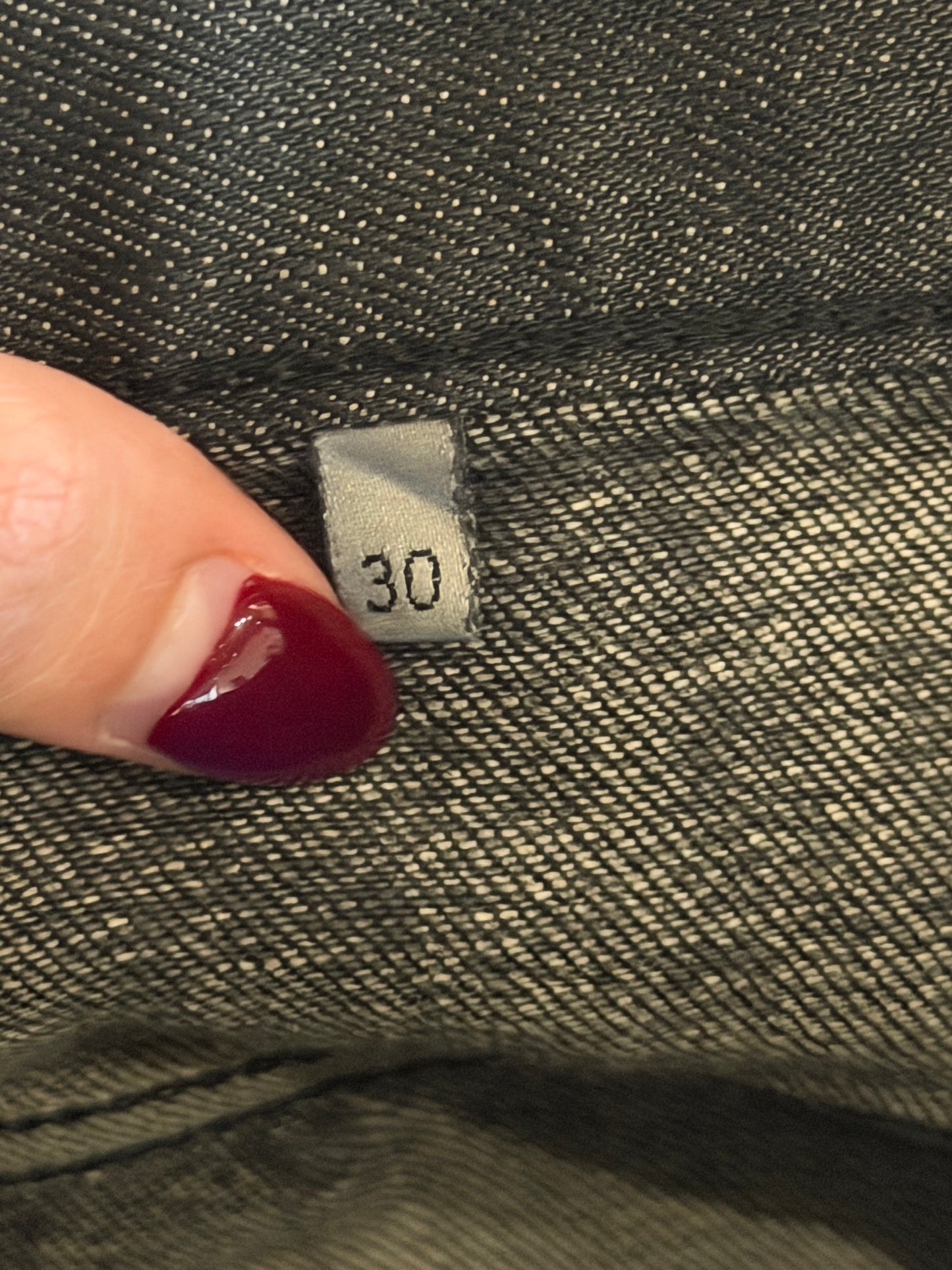 DIOR HOMME AW2008 NIGHTFALL WAXED DENIM