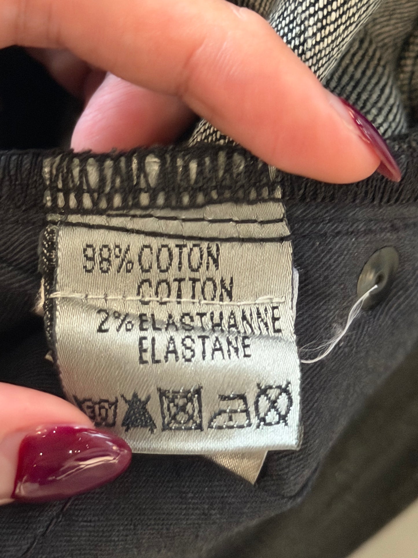 DIOR HOMME AW2008 NIGHTFALL WAXED DENIM