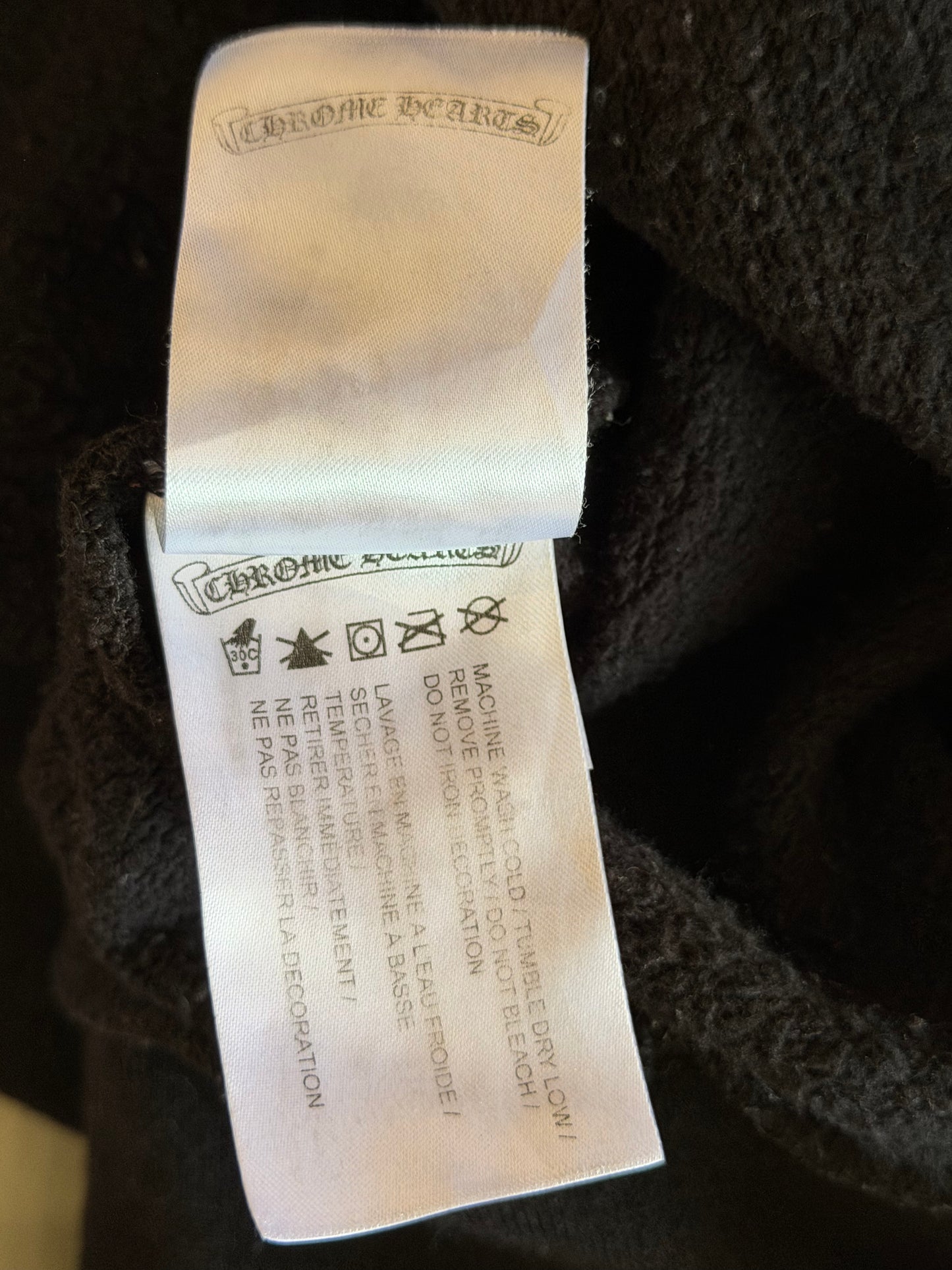 CHROME HEARTS MULTI COLOUR CROSS CEMETERY HOODIE