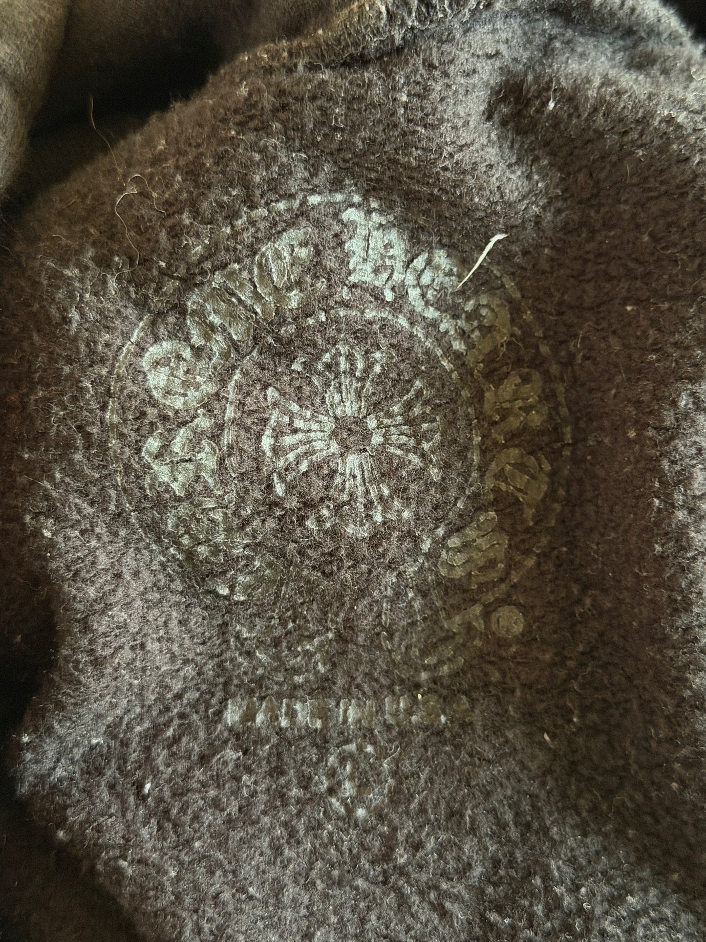 CHROME HEARTS MULTI COLOUR CROSS CEMETERY HOODIE