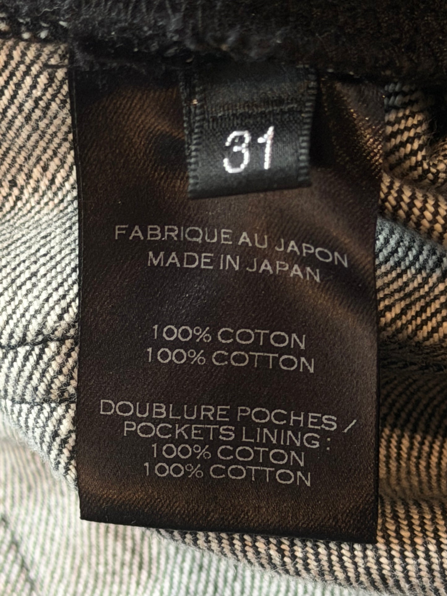 BALMAIN AW2014 METALLIC SILVER COATED JEANS