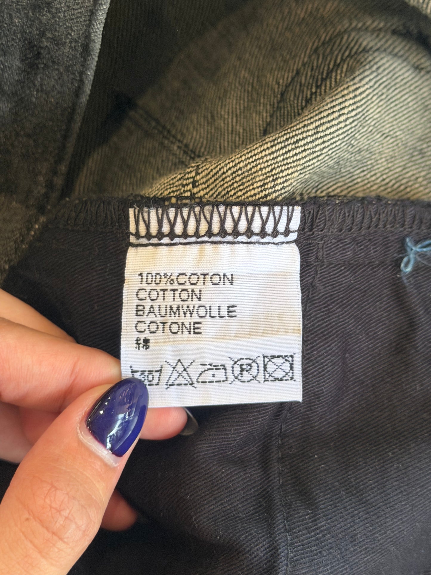 DIOR HOMME AW2007 "NAVIGATE" LUSTER WAXED DENIM