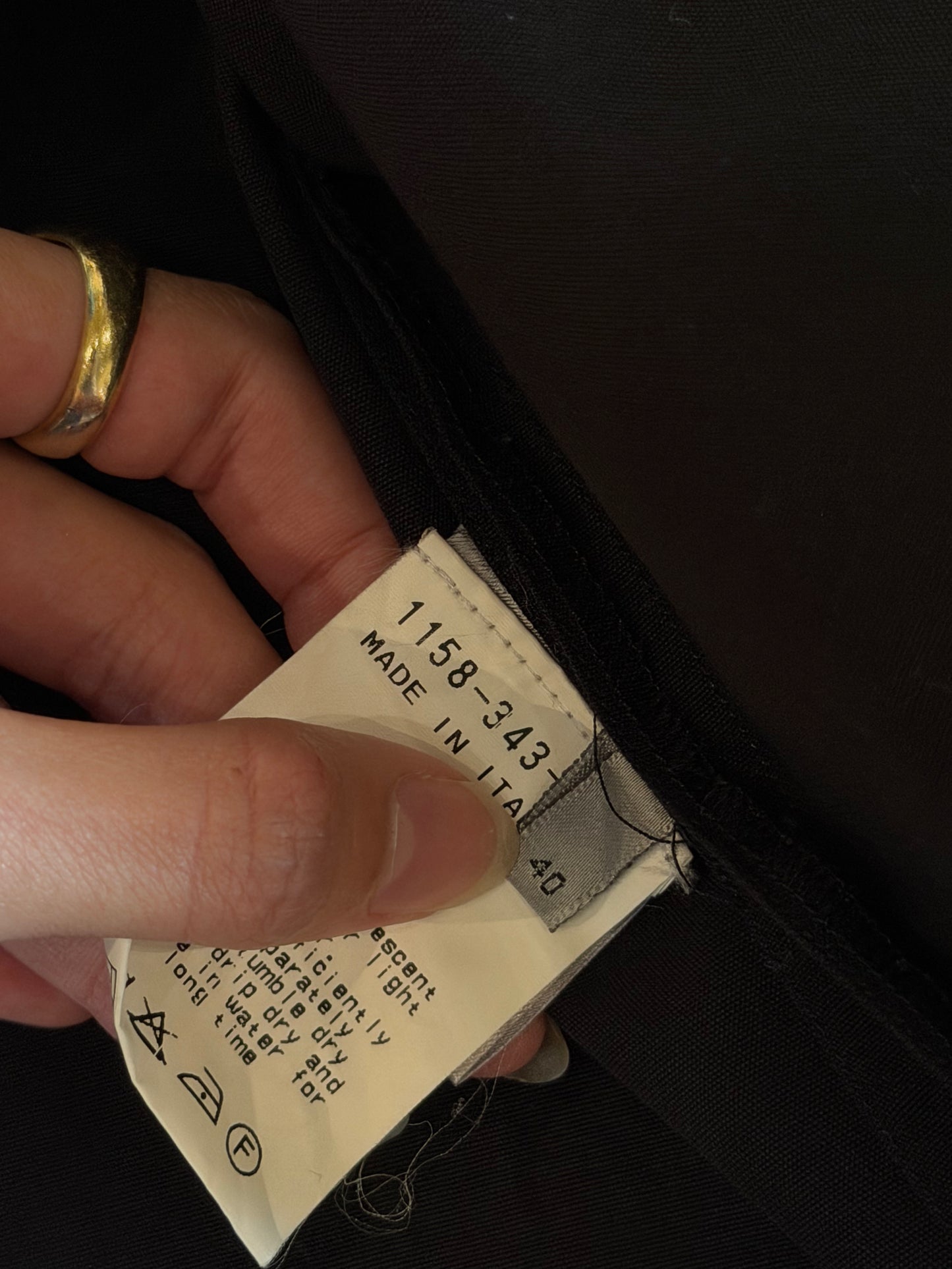 DIOR HOMME AW2002 "REFLECTION" MANDARIN COLLARED SHIRT