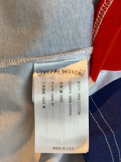 CHROME HEARTS UNION JACK LOGO TEE