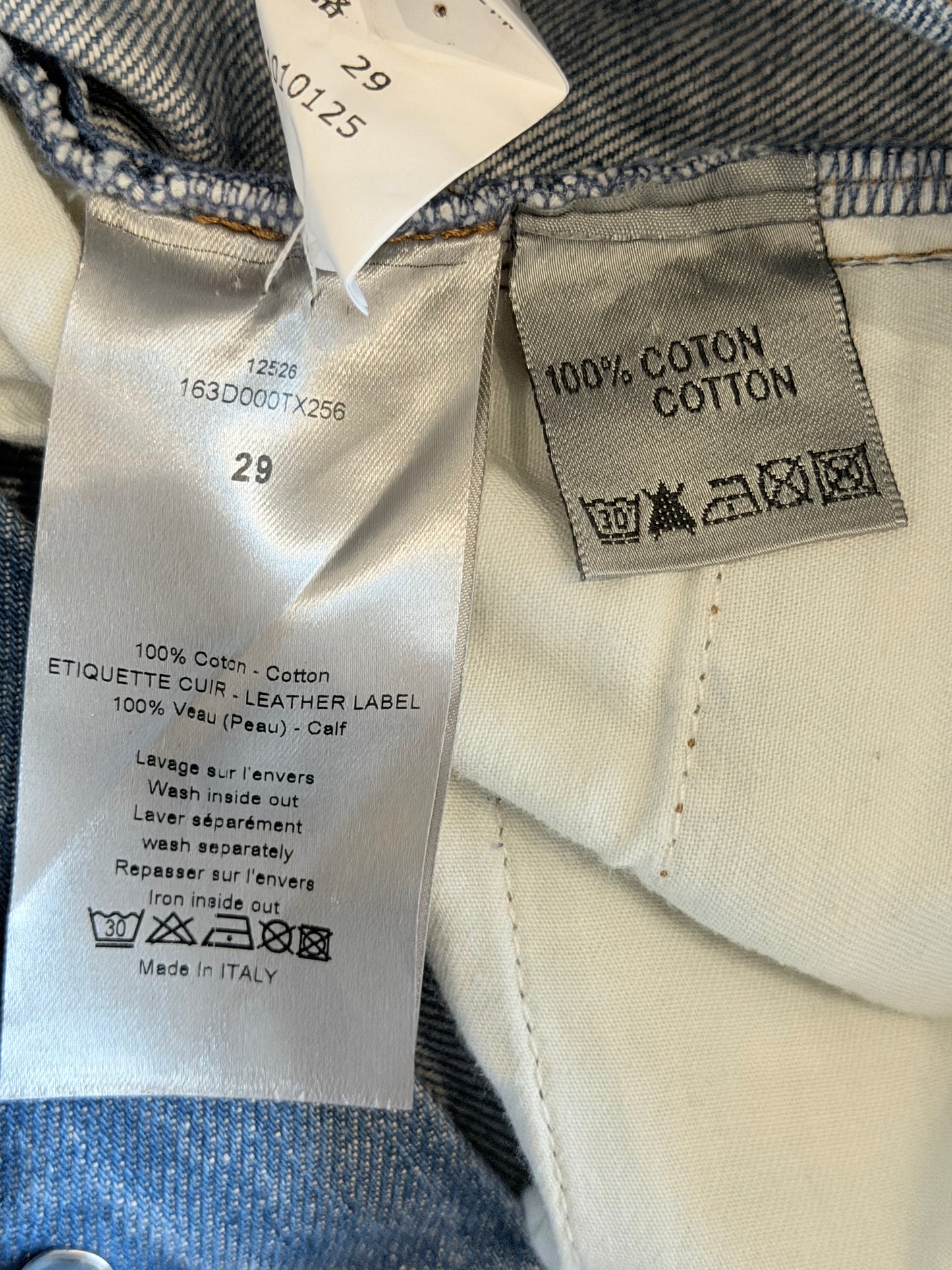 DIOR HOMME SS2011 MUDWASH DENIM