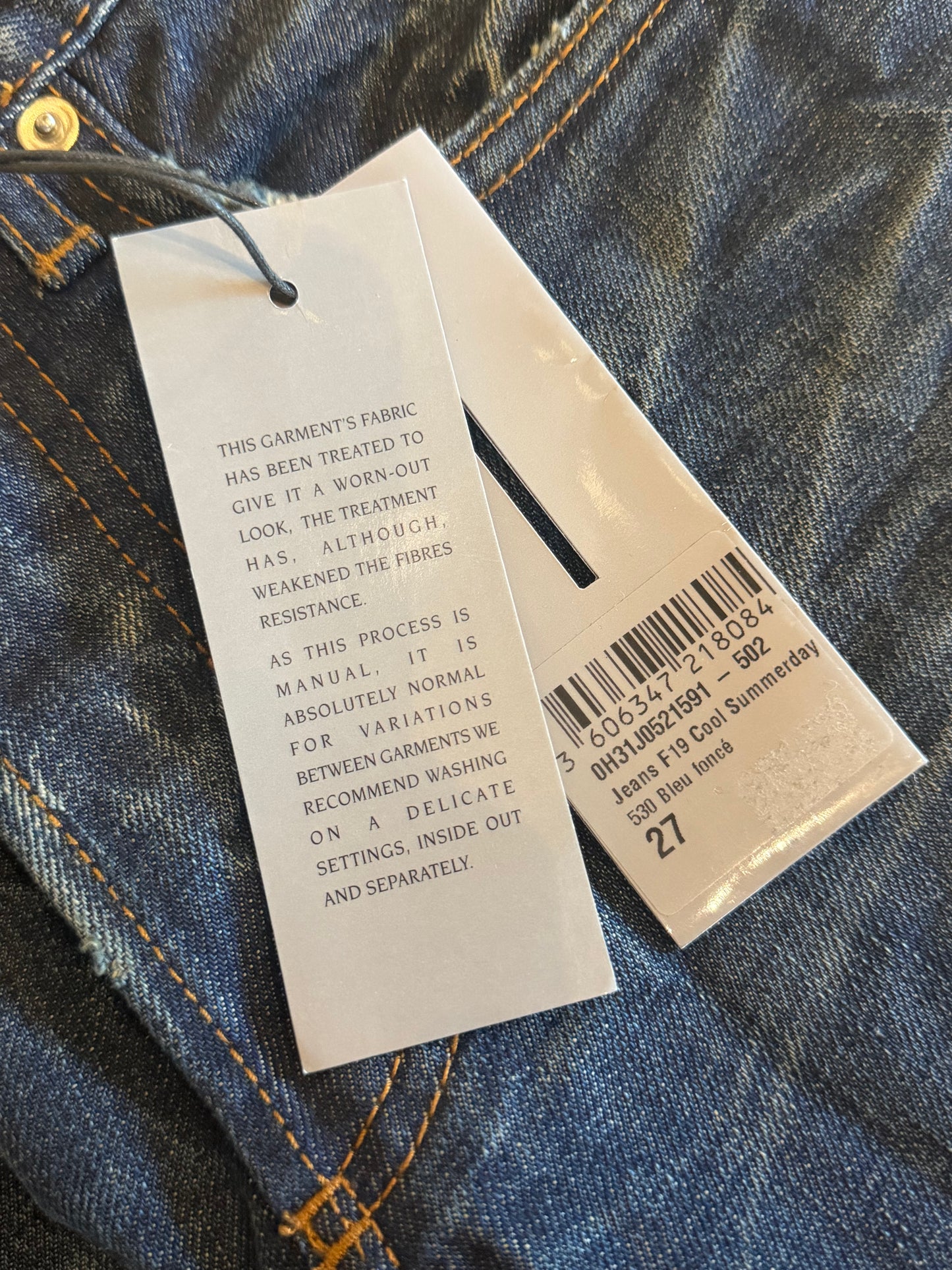 DIOR HOMME AW2010 COOL SUMMER DAY JEANS