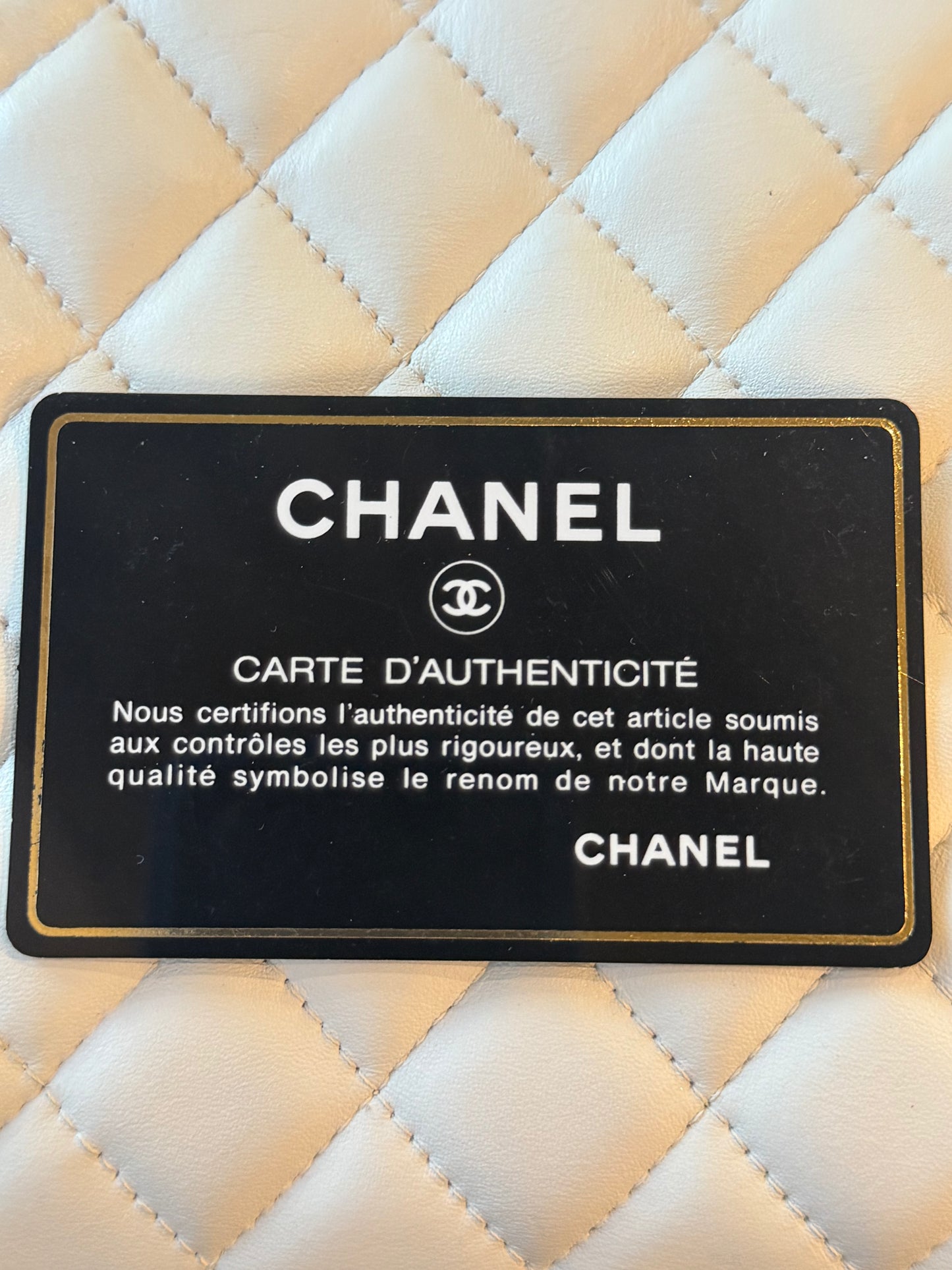 CHANEL 2005 CAMBON LIGNE CALFSKIN BOWLER BAG