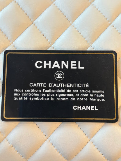 CHANEL 2005 CAMBON LIGNE CALFSKIN BOWLER BAG