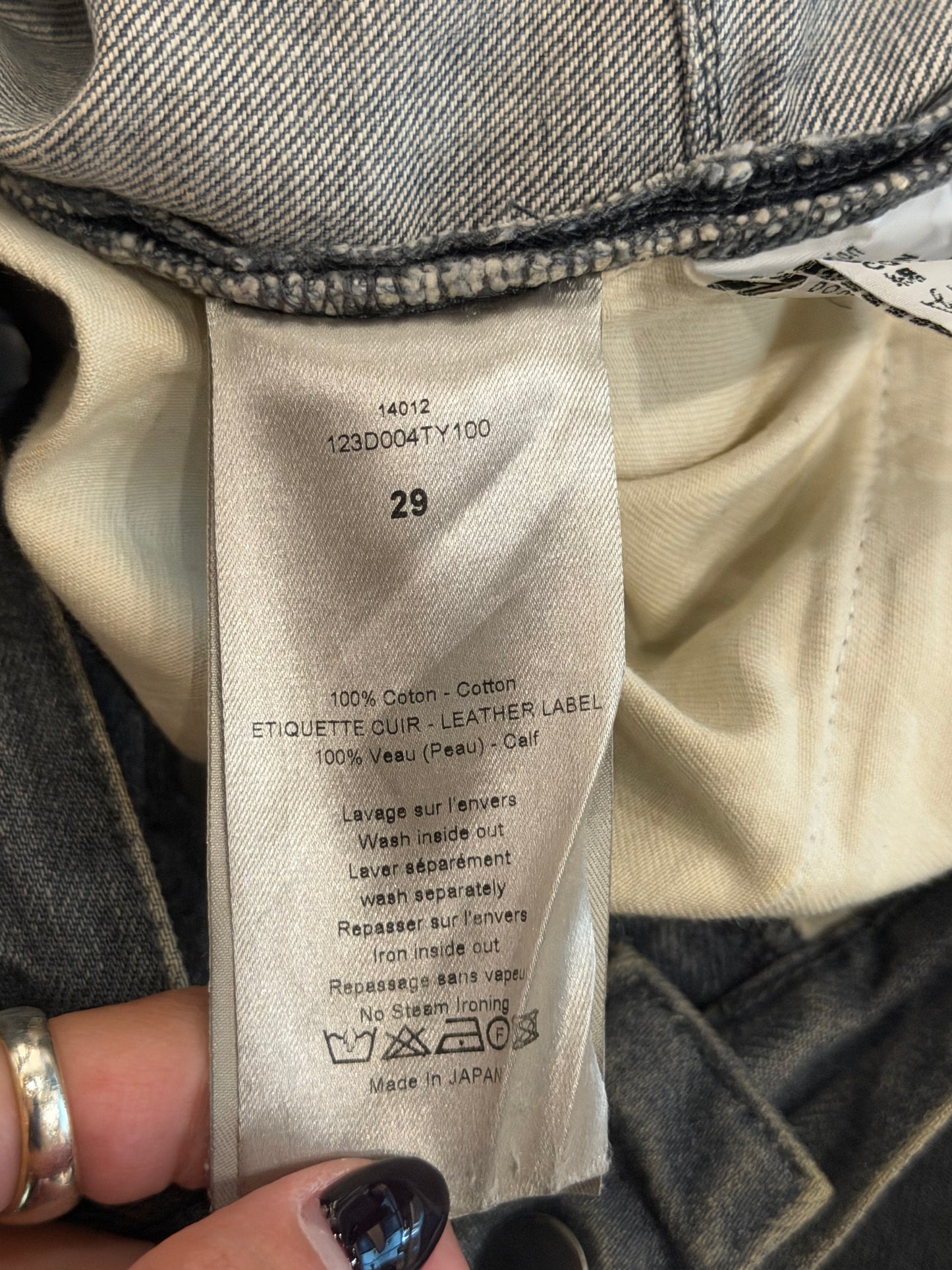DIOR HOMME MUDWASH DENIM
