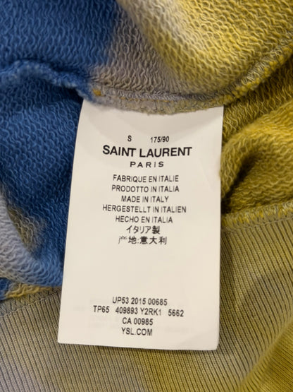 SAINT LAURENT SS2016 RUNWAY THRASHED TIE-DYE SWEATER