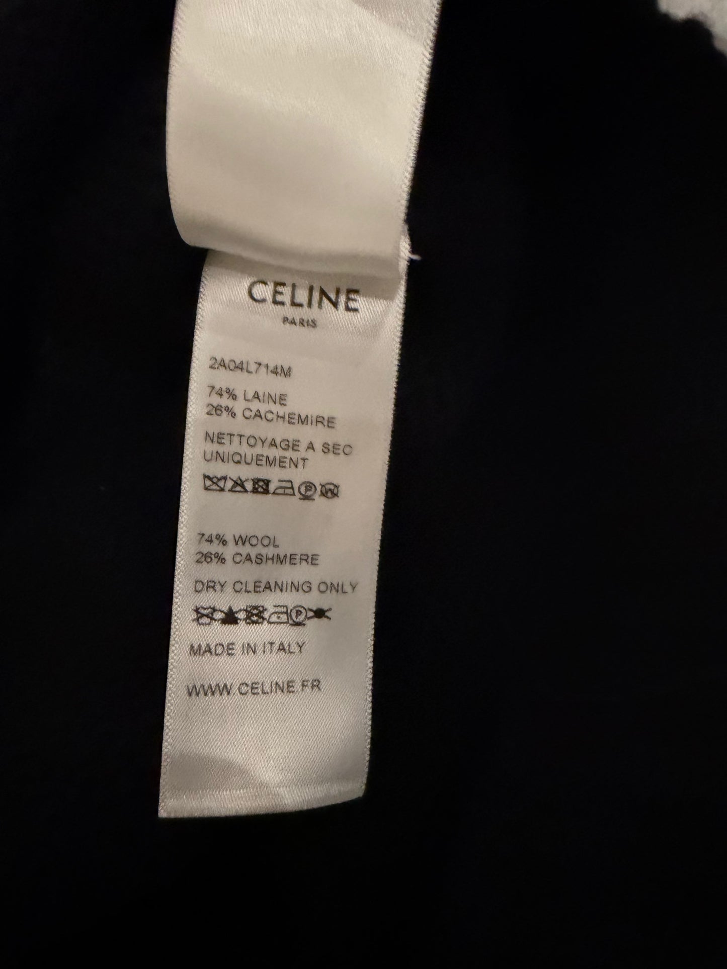 CELINE SS2021 DANCING KID RUNWAY OVERSIZED MOUTH SWEATER