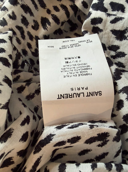 SAINT LAURENT SS2014 BABYCAT BUTTON UP