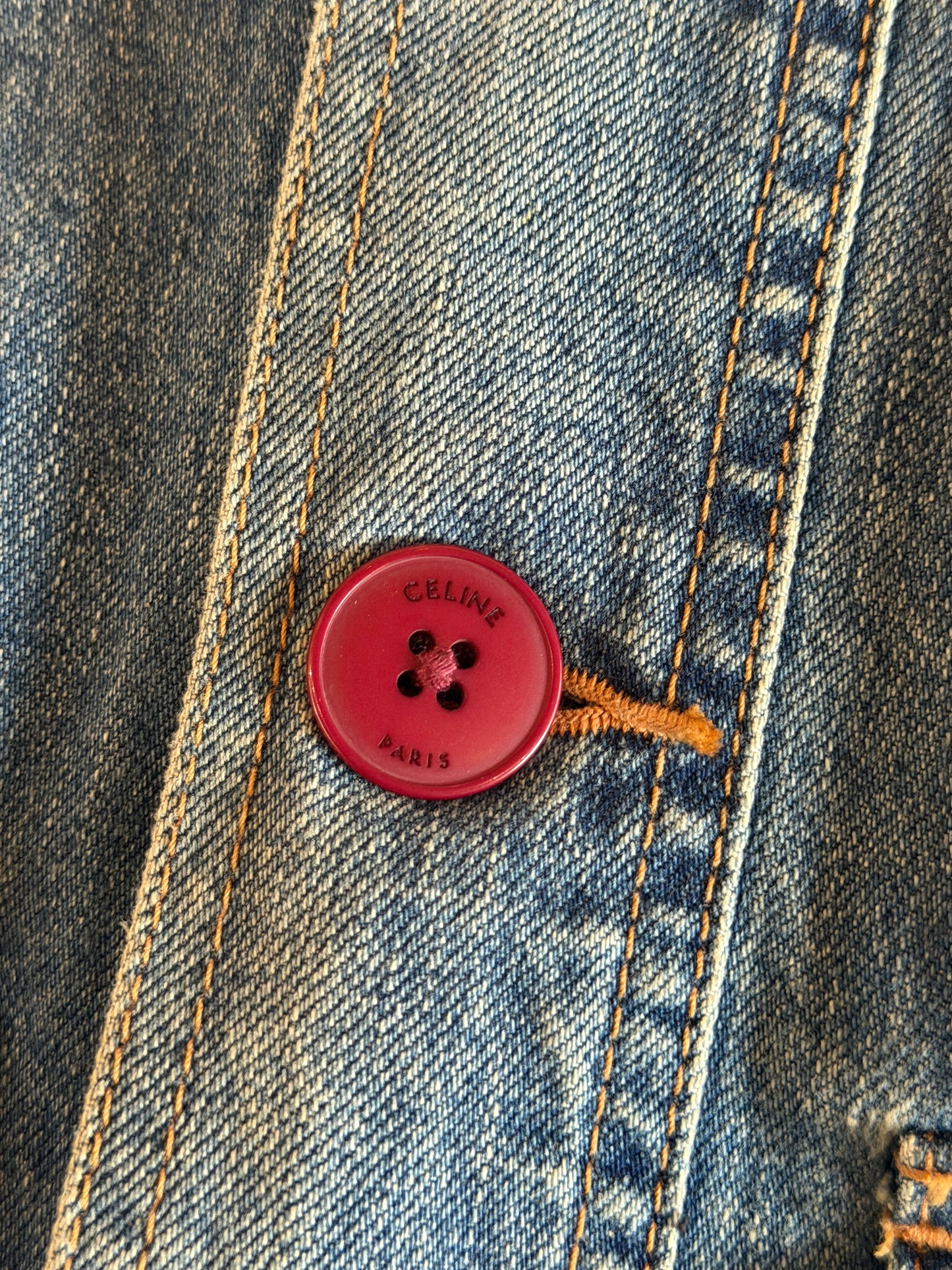CELINE SS2020 DENIM WORKER JACKET
