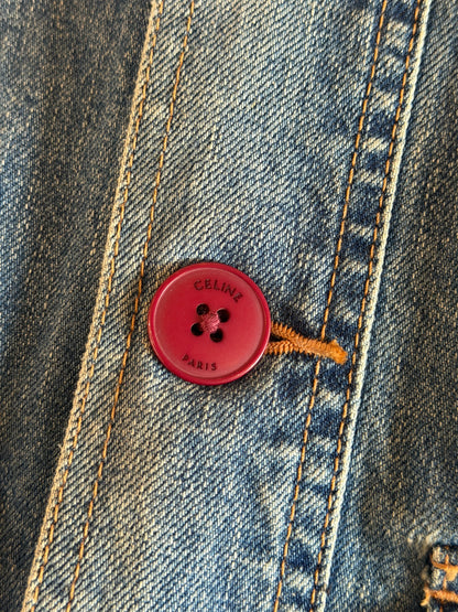 CELINE SS2020 DENIM WORKER JACKET