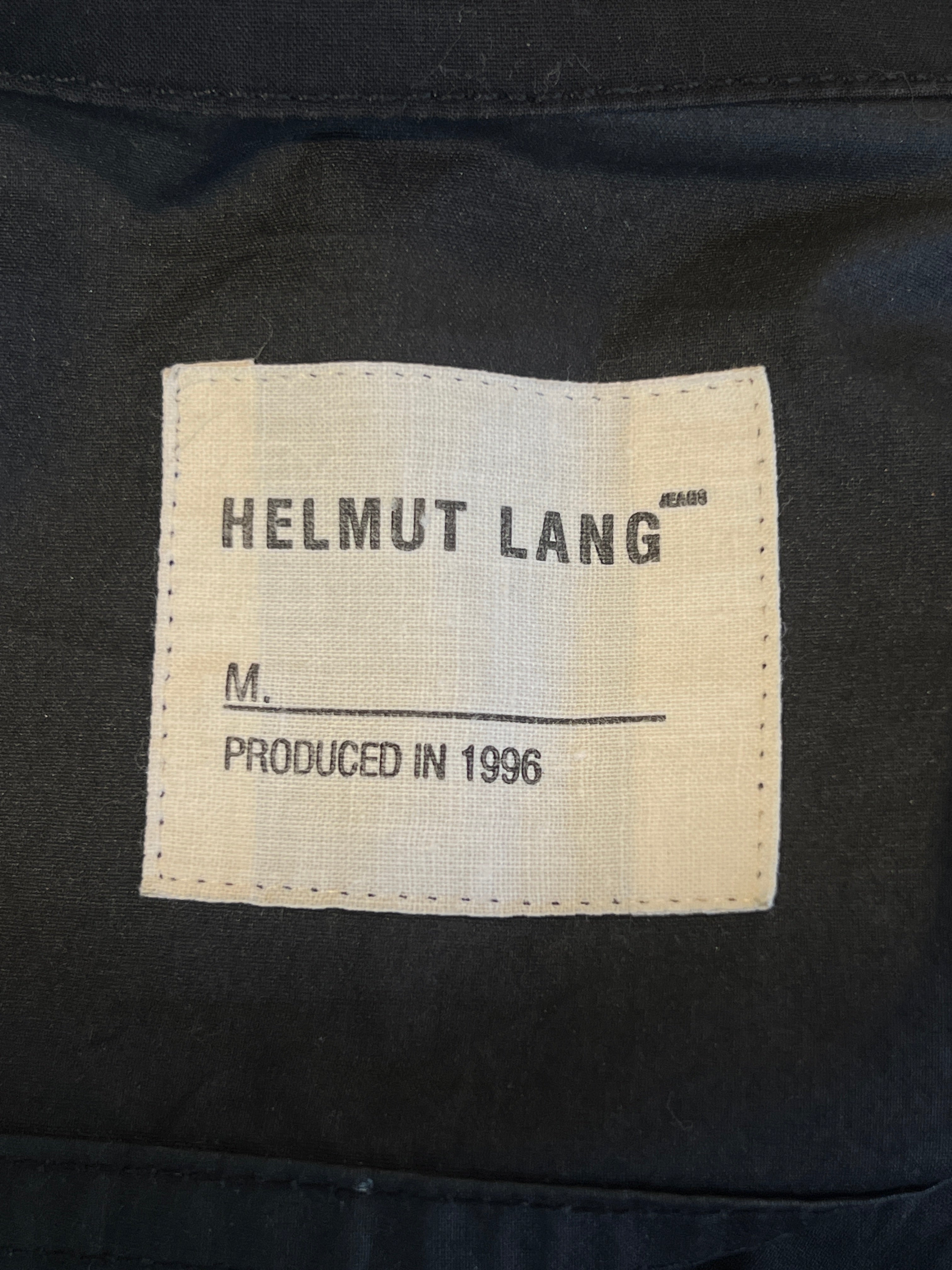 HELMUT LANG 1996 CLASSIC ZIPPED BLOUSON – glam archive